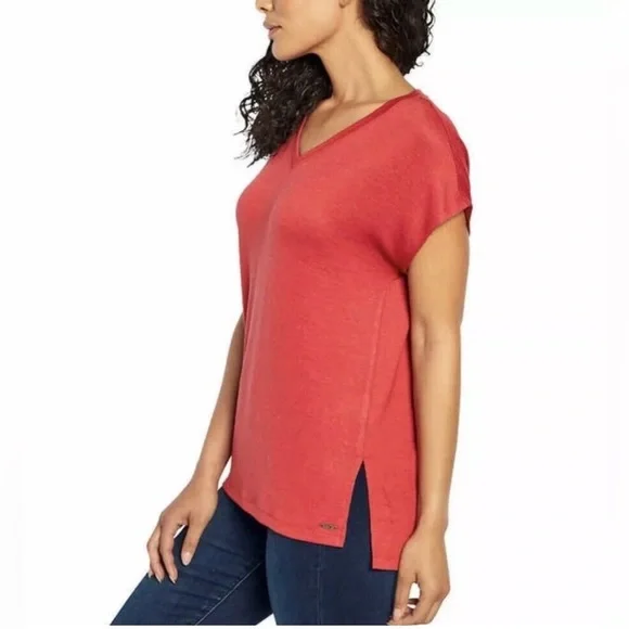Orvis Ladies' Tunic Top, Mineral Red, XXLarge - Picture 3 of 7